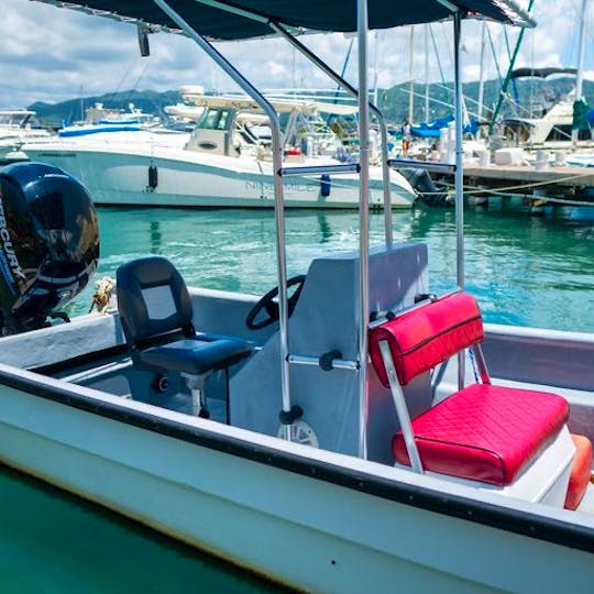 Perfect center console for fishing and beach trips