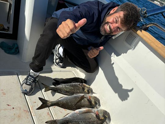 Pêche de fond en bateau pendant 4 heures