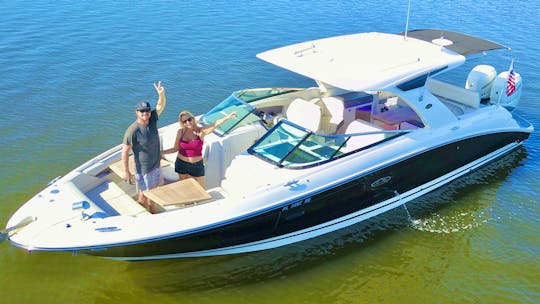 Extraordinary 37' Open Bow Sea Ray for You and 12 Guests