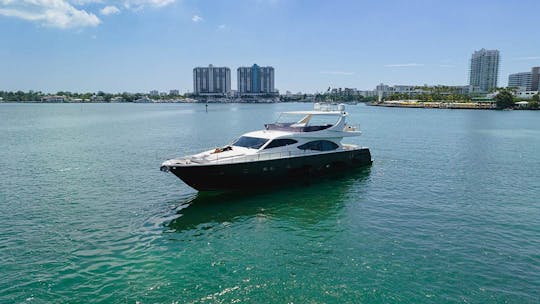 This 78 Ferretti Power Mega Yacht is a head turner with lots of water toys