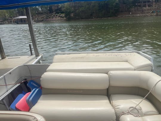 1998 Location d'un ponton Crest Savanna de 25 pieds sur le lac Norman !