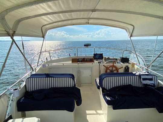 Charter this 46ft Grand Banks in St. Mary's, GA, and cruise Cumberland Sound!