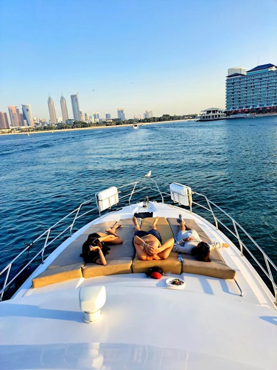 Charter a 50ft Luxury Yacht for up to 15 Guests in Dubai, United Arab Emirates