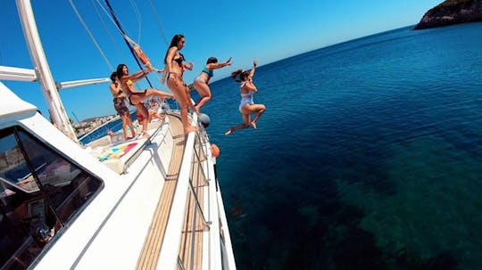 Private 89' Gulet Yacht charter, Sail Cruise Around Beautiful Mykonos