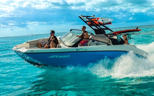 NEW YAMAHA SURF BOAT (CAPTAIN, GAS, WAKE BOARD, AND TUBE INCLUDED)