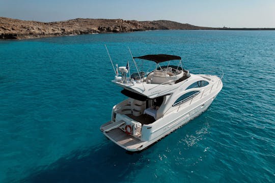 Explore Ayia Napa coastline and Blue Lagoon in style with Azimut 42