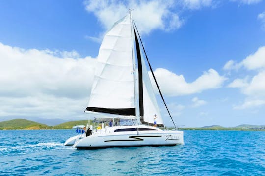 Luxury Sailing Catamaran Charter in Fajardo, Puerto Rico