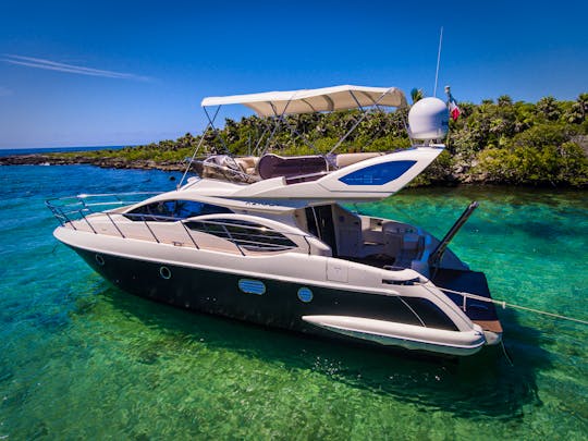 43¨Azimut Yacht Riviera Maya, Tulum Luxury Meal & Beverages included