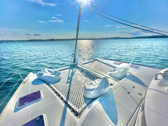 41' Beautiful sailing catamaran, perfect for lounging, swimming, and sailing