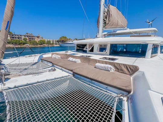 BELA aventura de catamarã de 42 pés em Marina del Rey!