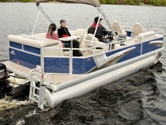 2020 Prince Craft 18ft Pontoon Boat on Lake Simcoe