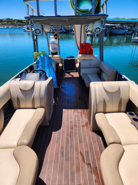 26ft Godfrey Double Deck Party Boat w/Slide-LOUD Stereo - 15 passenger 