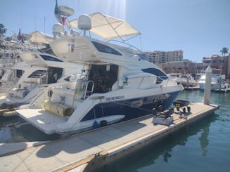 A Luxurious Day on the water on 38ft Azimut Yacht from Cabo San Lucas