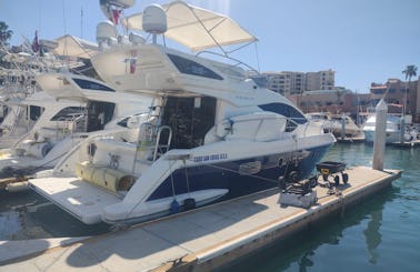 A Luxurious Day on the water on 38ft Azimut Yacht from Cabo San Lucas