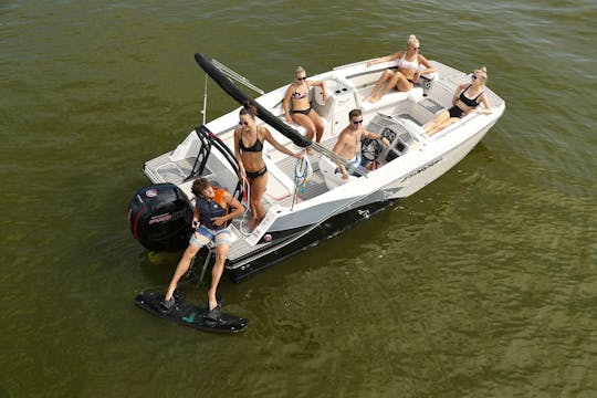 Cruise Galveston Bay with a Luxury Deck Boat | Affordable | New & Spacious 