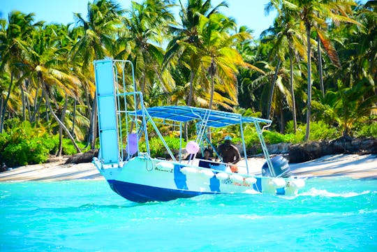 🏝️exciting - private island Cuna de Los nidos :affordable charter with crew 🥳