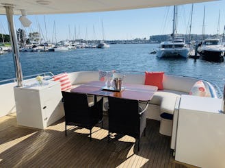 Experience Elegance and Performance Aboard the 70' Johnson Yacht