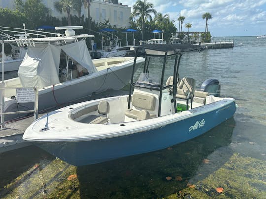 New 21.2 Sportsman Boat perfect size for the Keys 