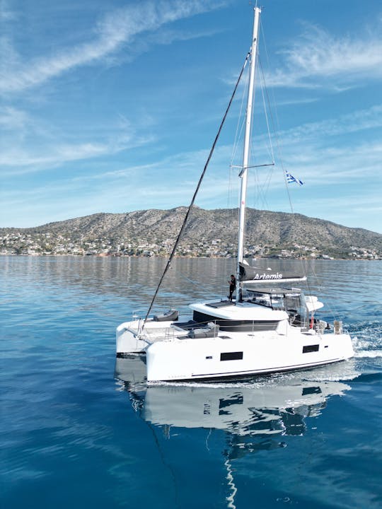 Lagoon 42 Artemis Cruising Catamaran Charter in Naxos, Greece