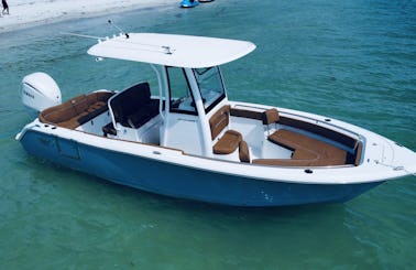 Sarasota Coastal Boat Tours on brand new 2024 Seahunt Ultra Center Console