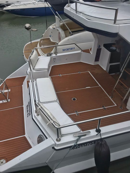 32ft Cacau Cobra Capri Motor Yacht rental in Buzios, Rio de Janeiro, Brazil