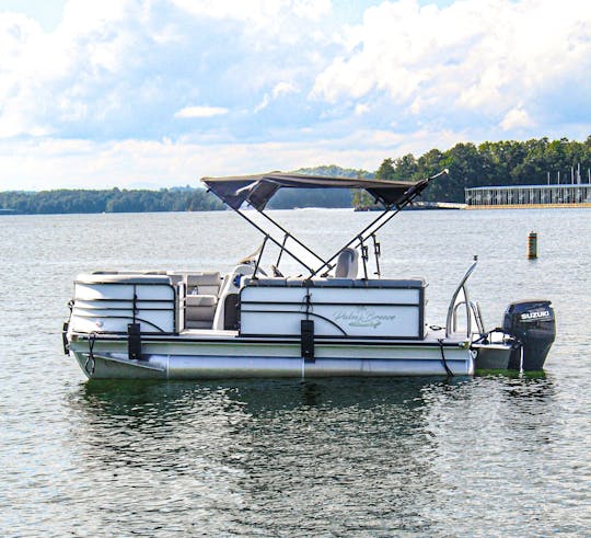 Nouveau ponton de luxe haut de gamme sur le lac Lanier