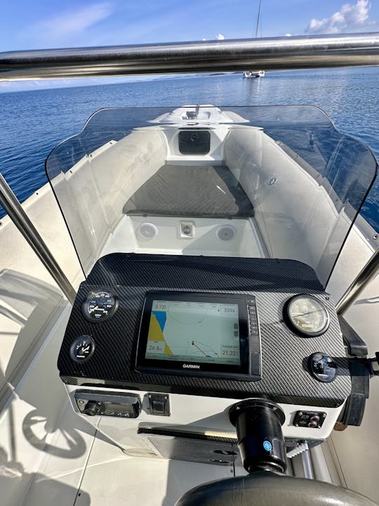 Mostro 621 Offshore RIB Rental in Sivota, Greece