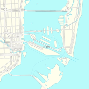 A map of Miami