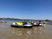 Two 2022 Seadoo Jet skis with Sound System at Lake Folsom