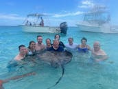 Private Custom Charter, Stingray City, Coral Reef Snorkeling, Starfish 34ft