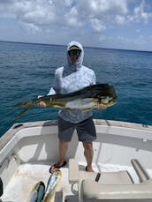 Fishing Charter On 31ft ''Why Knot?'' Sport Fisherman Yacht in Cozumel, Mexico