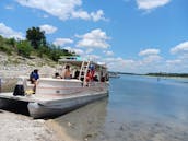 Ponton à deux étages de 29 pieds avec location de toboggan à Canyon Lake, Texas