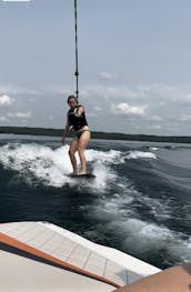 Wake Surfing Torch Lake!  Wakeboard, Surf, Foil, Tube, Hang up to 10 people