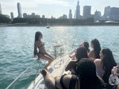 **Location de bateaux de luxe abordables à Chicago pour 12 personnes sur le lac Michigan/Playpen**