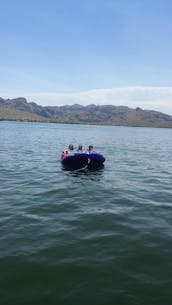 Enjoy a carefree day at Saguaro Lake with Captain Sheldon on a new 2024 wakeboat