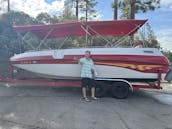 Crownline Deck Boat in Wishon