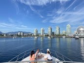 Fairline Squadron  Luxury 62 Foot Motor Yacht Rental in Vancouver