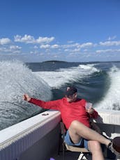 História panorâmica e cartas de pesca na Baía de Casco