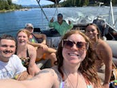 Coeur d'alene Lake Booze Cruise And BBQ With 22ft South Bay Pontoon