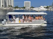 Barco de festa de 32 pés para festas em Fort Lauderdale!