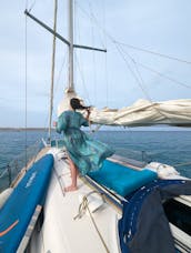 Sailing to Comino on 48ft Beneteau Sailboat