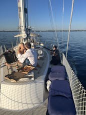 ¡Navegando por el lago Pontchartrain con el velero Shannon de 52 pies!