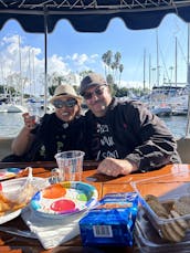 21' Duffy Electric boat in Marina del Rey, California