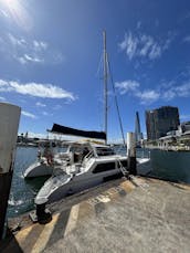 Sailing Sydney Harbour onboard Seawind Sailing Catamaran