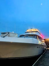 Mega Luxury Lazzara 80'ft VIP Yacht for Charter in Newport Beach, CA