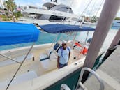 Intrepid Charter de 30 pés em Nassau, Bahamas, para mergulho com snorkel, porcos, tartarugas e muito mais