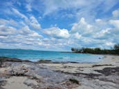 Intrepid Charter de 30 pés em Nassau, Bahamas, para mergulho com snorkel, porcos, tartarugas e muito mais