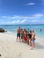 Intrepid Charter de 30 pés em Nassau, Bahamas, para mergulho com snorkel, porcos, tartarugas e muito mais