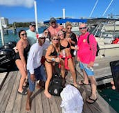 Intrepid Charter de 30 pés em Nassau, Bahamas, para mergulho com snorkel, porcos, tartarugas e muito mais