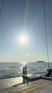 Beautiful Polynesian Style Catamaran